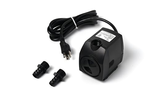 Jebao WP-1200 Submersible Hydroponics, Aquaponics, Fountain Pump 317Gph, 20W - 2