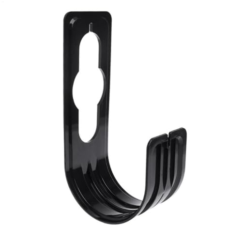 Garden Hose Holder | Wall Water Hoses Holders | Metal Spigot Hook Univers-al Black Garden Hose Pipe Holder Small Wall Mount Hook for, Backyard, Lawn