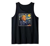 Donald Trump Painting Van Gogh Style | Best Trump 2024 Tank Top