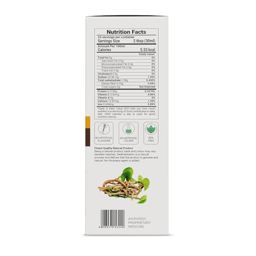 KRISHNA'S HERBAL & AYURVEDA Ayurvedic Detox Juice 1000 ml | Ayurvedic Detoxification | Perfect combination of giloy, karela, jamun & neem