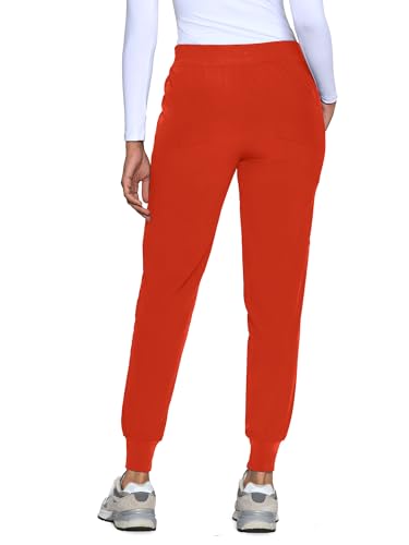 Image of COZYFIT Womens Scrub Pants - Soft Stretch Yoga Style with 5 Pockets, Slim Fit Jogger Scrubs Pants for Women