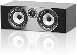 Bowers & Wilkins HTM72 S2 Center-Channel Loudspeaker - High-Performance 2-Way Speaker, Dual Continuum Cone Mid/Bass, Carbon Dome Tweeter, More Compact Center Speaker in Series, Gloss Black