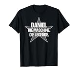 Lustige Shirts mit Name Herren Jungen Maschine