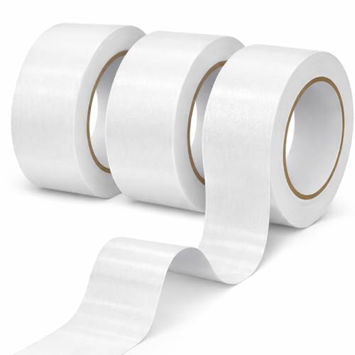 Ruban adhésif blanc robuste 50 mm x 40 m lot de 3 réparations