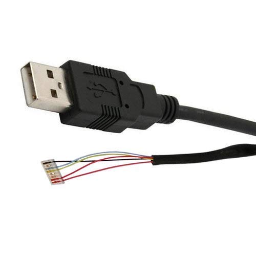 RANZ USB Cable 2.0 for Morpho MSO-1300 E, E2, E3 Biometric Finger Print Scanner, Cable -(1.8 Meter) -Not Working in Mantra
