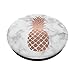 Pineapple Pink Gray and White Pattern ~ Pineapple Lover Gift PopSockets PopGrip: Swappable Grip for Phones & Tablets PopSockets Adhesive PopGrip