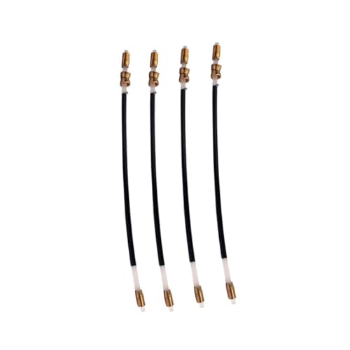 YARNOW 4pcs Violin Tailcord Durable Nylon String Replacement for Professional Violin Accessories Easy to Use and Black