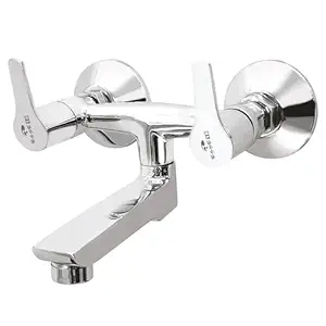 ESSE18 (AP-115) Wall Mixer Faucet | Aspire Brass Wall Mixer Non Telephonic Bathroom Faucet, Foam Flow (Chrome Finish)