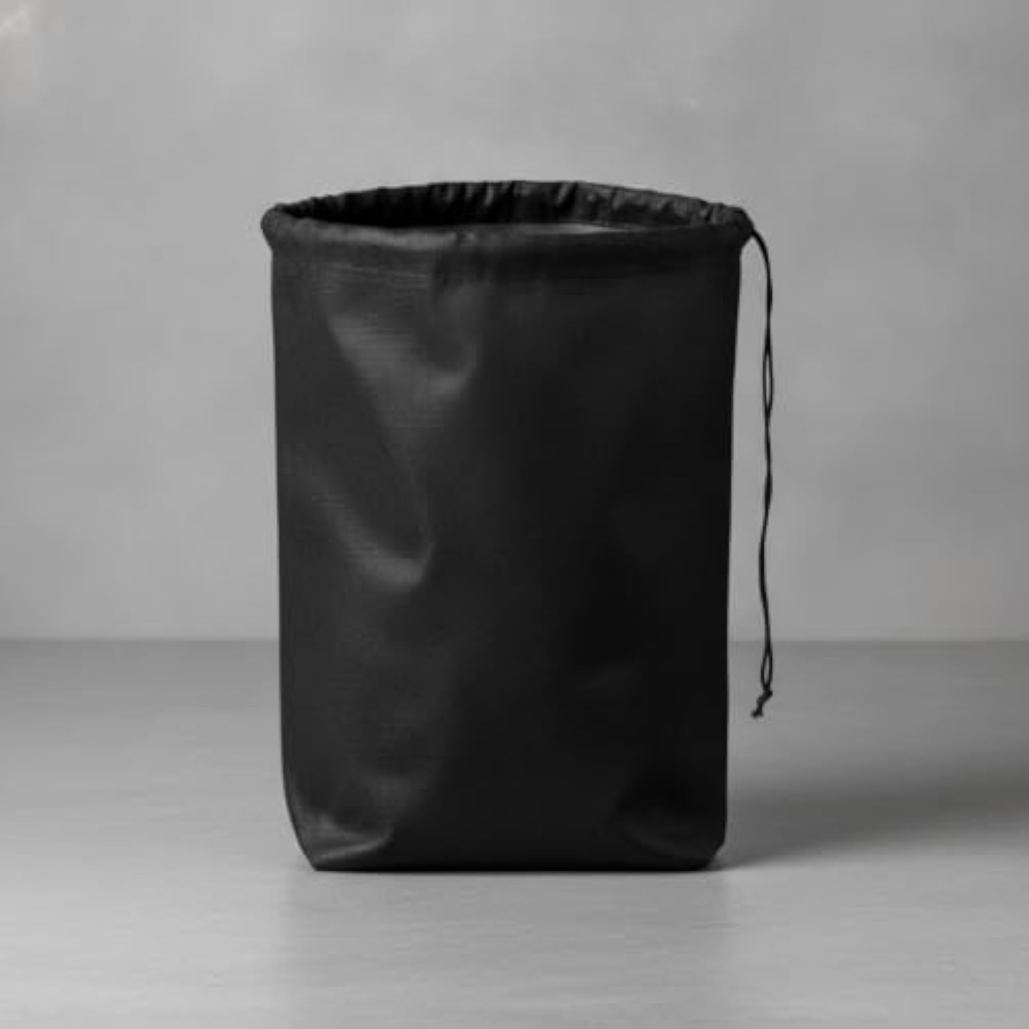 Thickened Non-Woven Drawstring Storage Pouch, 50G Black