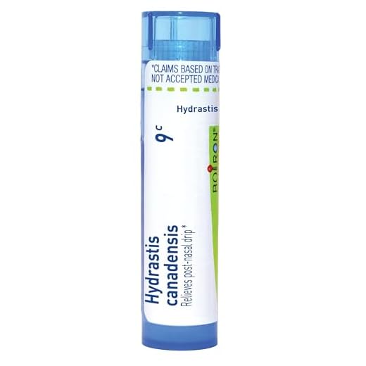 Boiron Hydrastis Canadensis 9C Homeopathic Medicine for Post-Nasal Drip - 80 Pellets