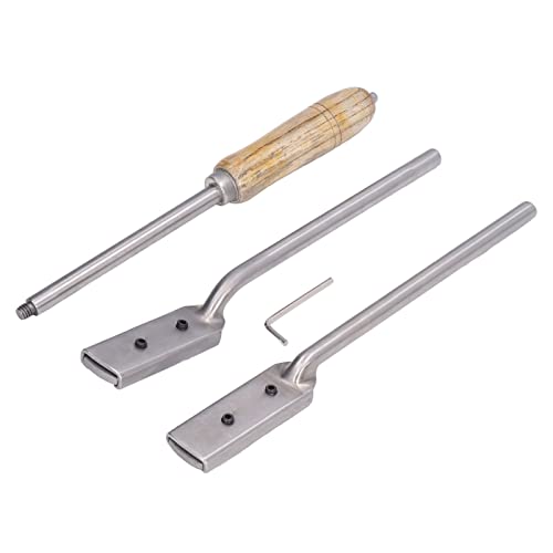 Lima de Dientes de Caballo, 4 Piezas de Escofina Flotante Dental de Caballo Alta Flexibilidad Pulido Fino Superficies Más Suaves Kit Dental Equino para Granja de Animales