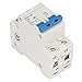 Miniature Circuit Breaker Low Voltage AC 40A 400V , 2P Miniature Circuit Breaker , Low Voltage Overload conservation Switch Solar PV System Isolator DIN Rail Mount Breaker conservation DZ47‑63Z C40