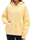 Stelle Womens Oversized Hoodies Fleece Sweatshirts Fall Fashion 2026 Pullover Sweaters Winter Clothes Butter XX-Large