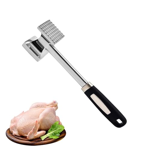 Martillo de carne | Aplanador lateral de carne | Herramienta manual resistente para ablandar carne de res y pescado