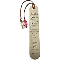 Marcapaginas para catequista, Punto de libro para personalizado