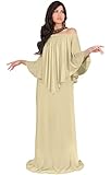 KOH KOH Plus Size Womens Long Strapless Shoulderless Flattering Cocktail Evening Off The Shoulder...