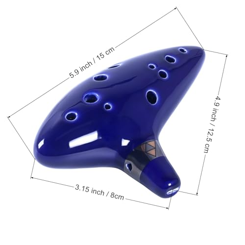 Aurzen Zelda Ocarina 12 Hole Alto C Ocarinas With Song Book  thumb #1
