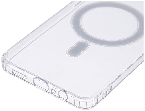 Image of Magnetic Case for Samsung Galaxy A07 5G Compatible with MagSafe, Shockproof Phone Bumper Cover, Anti-Scratch Clear Back (Clear)