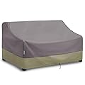 KylinLucky Patio Furniture Sofa Covers 88 x 40 x 33 inches, 3-Seater Outdoor Waterproof Couch Loveseat Bench Cover Grey