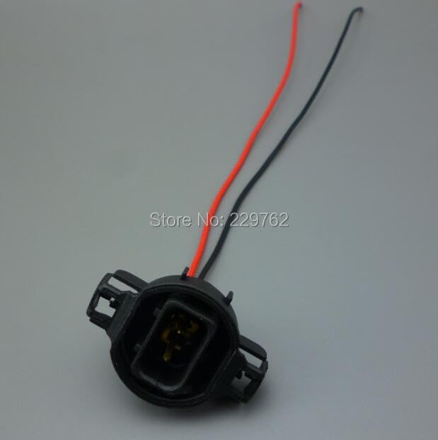 Yierxjwshx 5PCS 5202 H16 2504 PS24W Car Bulbs Socket Auto Male Connector Lamp Holder for Fog Lights Wiring Pigtail Harness