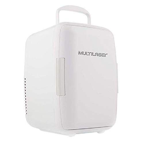 Mini Geladeira 6L Branca 12V 127V Capacidade 4 Garrafas de 600ML com Cabo DC Branca Multilaser - TV011