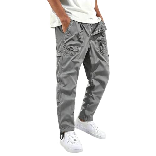 Pantalones cargo en tallas grandes modernos y transpirables 5