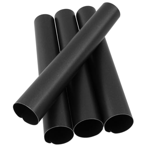Zenker 7726 4er Schaumrollenset mit Antihaftbeschichtung, ca. 13 cm Länge, Schwarz
