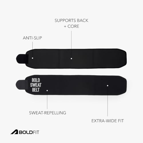 Image of Boldfit Sweat Belt for Women Fat Burner Made of Neoprene for Waist & Tummy Exercise, Sweat Belt for Men & Women for Fat Loss