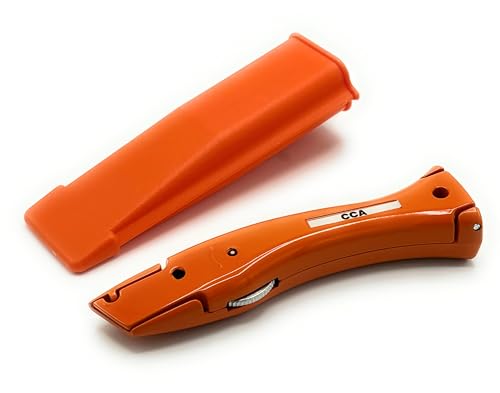 TradeUnderlay Orange Carpet Fitter Knife with Orange Holster
