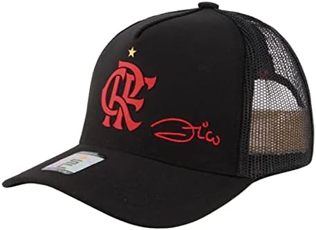 Boné Flamengo Zico Preto