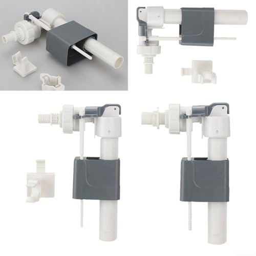 Vanne de réservoir d'eau de toilette murale optimisée pour économiser de l'espace dans les salles de bains modernes (1,27 cm)