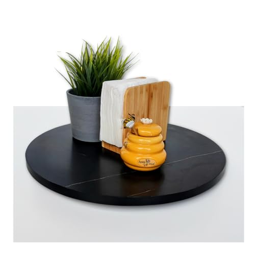 Botaneros, Kitchen Argento | Lazy Susan 40 cm | Base Giratoria | Centro de Mesa Giratorio | Charola Organizador para Mesa | Bandeja para Mesa | Especiero, Botanero | Organización...