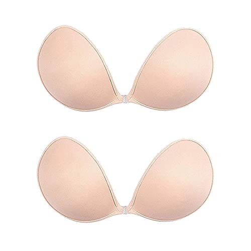 MITALOO Adhesive Bra Silicone Sticky Bra Invisible Push up Bra Strapless Backless Bra for Women