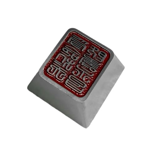 Tecla metálica ESC en aleación de zinc y jade, el accesorio de personalización de alta calidad.
