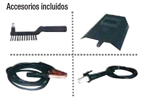 CEVIK PRO - Soldador Inverter CE-VULCANO200E - 200A Potencia - Intensidad Ajustable - Portátil y Ligero - Para Rutilo, Básico, Inoxidables, Fundición