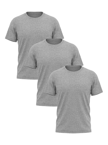 T-shirt gris homme XL en coton pour éviter la transpiration et l'inconfort