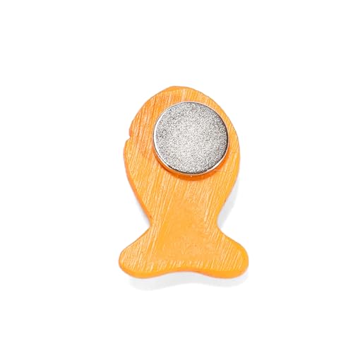 Imanes decorativos para refrigerador de resina Goldfish pack 12 miniatura 4