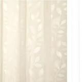 満天カーテン カーテン 遮光 1級 昼夜 透けない 高断熱 ミラー レースカーテン 4枚セット 北欧 おしゃれ 遮光カーテン オーダー 形状記憶 洗濯機で丸洗いOK セミ オーダー カーテンセット 断熱効果69.1％ 保温効果41.1％ リサリーフ-アイボリー 幅100cm 丈 60cm (レース丈は-2cm) 【4枚組】