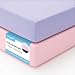 EVERYDAY KIDS 2-Pack Fitted Crib Sheets, 100% Soft Microfiber, Breathable and Hypoallergenic Baby Sheet, Fits Standard Size Crib Mattress 28in x 52in, Lavender Nursery Sheet and Pink Nursery Sheet