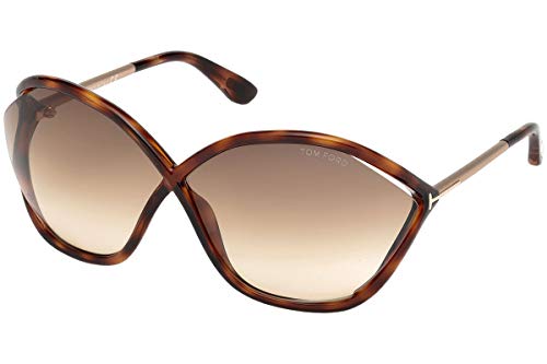 Sunglasses Tom Ford FT 0529 Bella 53F blonde havana / gradient brown