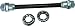 Hub Axle Kit Action Rear Single Speed 3/8X26Tpi 164mm Axle with Retainers
