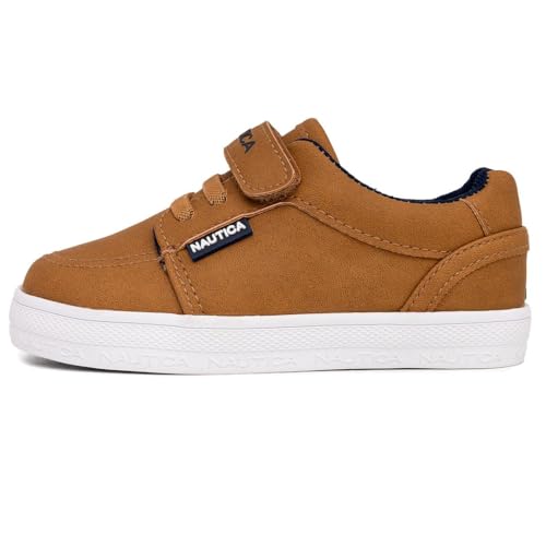 Image of Nautica Kids Adjustable Strap Shoes | Comfortable Casual Sneakers for Boys and Girls, Toddlers & Little Kids