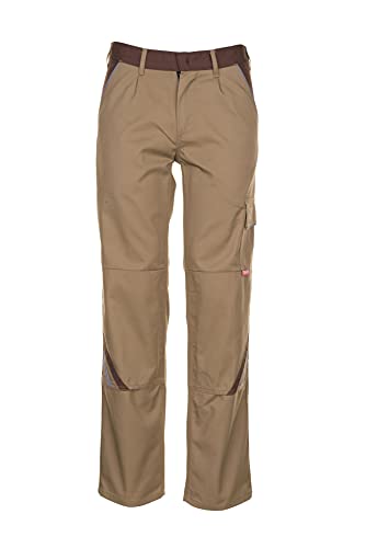 Planam 2324064 Highline Bundhose, Khaki/Braun/Zink, Größe 64