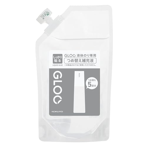 コクヨ 液体のり GLOO つめ替え補充液 タ-G805