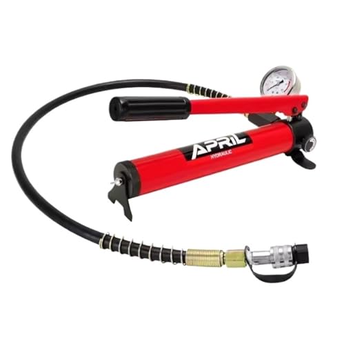 CP-180 Hydraulic Hand Manual Pump with Gauge High Pressure Portable Hydraulic Pump 700Kg/cm² 350CC Hand Pump