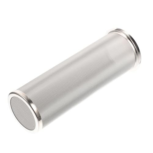 Milisten Filtro Reutilizable para Café Frío, Colador Cilíndrico de Acero Inoxidable de 8,1x21 Cm, Infusor Práctico para Cafeteras Caseras y Tubos Filtrantes de Cocina