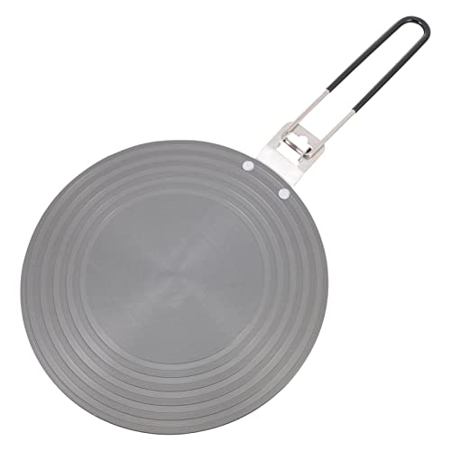 FUNOMOCYA Thermal Guide Plate Heat Conduction Plate Aluminum Nonslip Surface Cooktop Heat Adapter