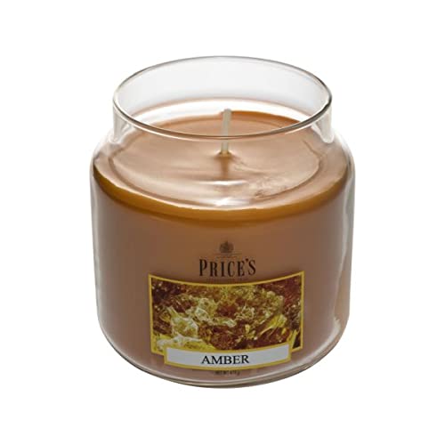 Price's, Amber Medium Jar Candle, Sweet, Delicious, Quality Fragrance, Long Lasting Scent, Up to 90 Hour Burn Time - Image 2