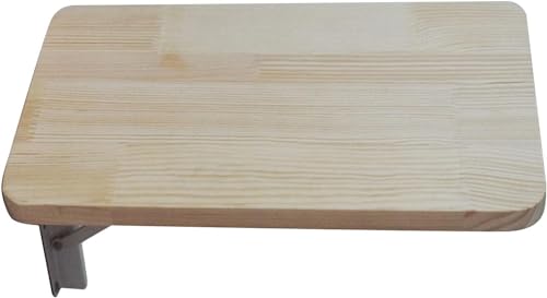 Mesa plegable de pared – Escritorio de hojas caídas que ahorra espacio para cocina y oficina en casa, fácil de instalar, mesa compacta de madera para laptop, 50 cm/60 cm, diseño elegante de 27 x 12
