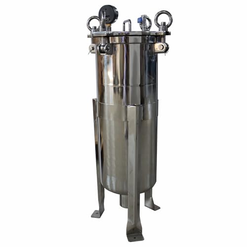 WYDDDARY Water Filter Purification Industrial #1 Bag Filter Water 304 Stainless Steel Water Filter System 2.7 Sq. Ft. Filter Area 2” NPT Solid-Liquid Separation Tool for Water Treatment